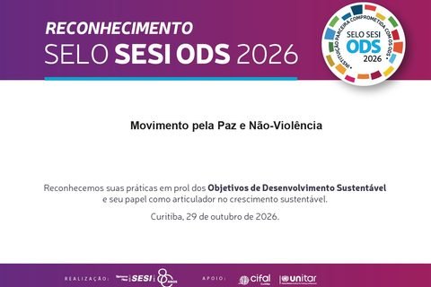 Londrina Pazeando Conquista mais um SELO SESI ODS em 2026