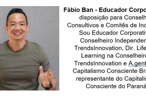 Oficina com o Fabio Ban que é A.gente do Capitalismo Consciente