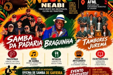 “Novembro Negro” celebra ciência, ancestralidade e cultura afro-brasileira em Londrina